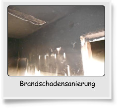 Brandschadensanierung